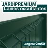 Lames_Occultation_PVC_Rigide_Vert_2.5M_JARDIPREMIUM
