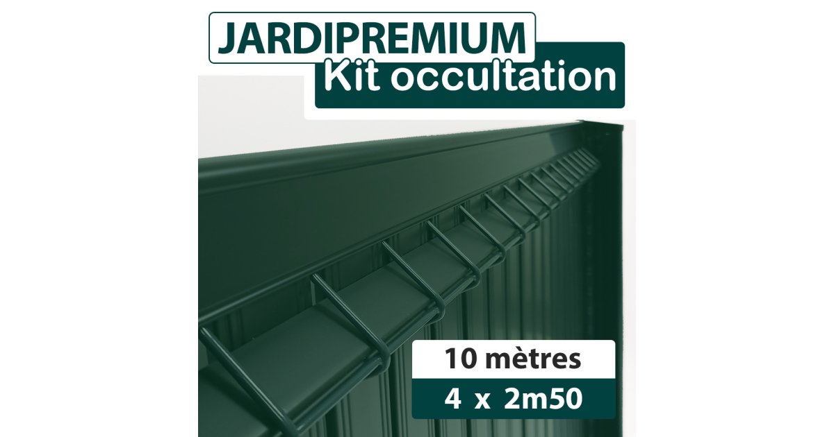 Kit Occultation Grillage Rigide Vert 30M - JARDIPREMIUM - 1,03m
