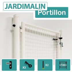Portillon_Jardin_Grillage_JARDIMALIN_Blanc