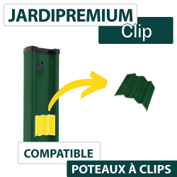 Clip Vert pour Poteau JARDIPREMIUM