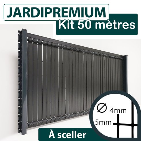 Kit_Grillage_Rigide_Gris_Anthracite_JARDIPREMIUM_Avec_Occultation_50m