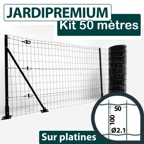 Kit_Grillage_Soude_sur_Platines_Gris_Anthracite_50M_JARDIPREMIUM_Maille_100x50mm