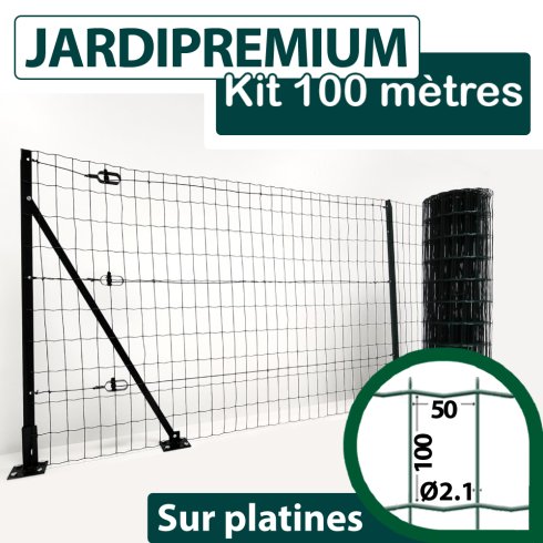 Kit_100m_Grillage_Soude_sur_Platines_Vert_JARDIPREMIUM_Maille_100x50mm