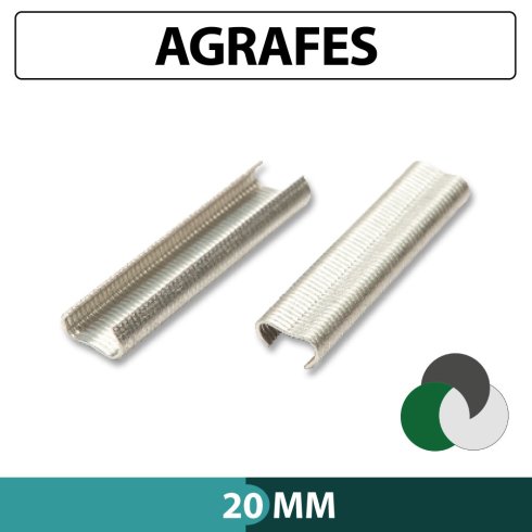 Agrafes 20mm pour Grillage Souple