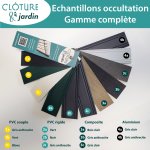 Echantillons Lames Occultation - Detail Contenu