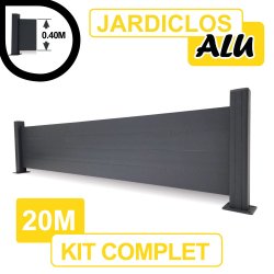 Kit_cloture_aluminium_JARDICLOS_Sur_platines_20x0.40m