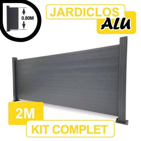 Kit_cloture_aluminium_JARDICLOS_Sur_platines_2x0.80m