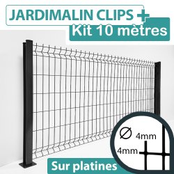 Kit_Grillage_Rigide_Gris_Anthracite_JARDIMALIN+_Sur_Platines_Kit_10m