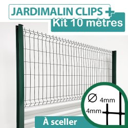 Kit_Grillage_Rigide_Vert_avec_Soubassement_Aluminium_JARDIMALIN+