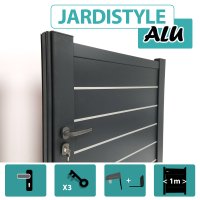 Portillon_Aluminium_Gris_Anthracite_Plein_Multi_Liseres