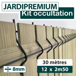 Kit Occultation Bois 8mm Jardipremium