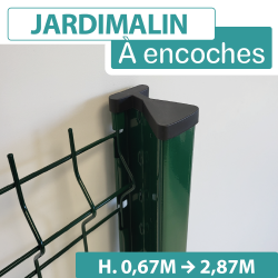 Poteau_a_Encoches_Vert_JARDIMALIN