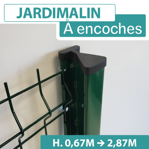 Poteau_a_Encoches_Vert_JARDIMALIN