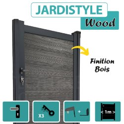 Portillon Composite - Gris Anthracite