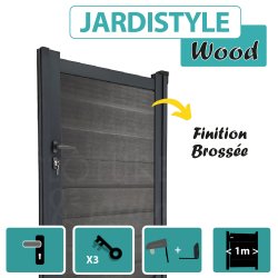 Portillon Composite - Gris Anthracite