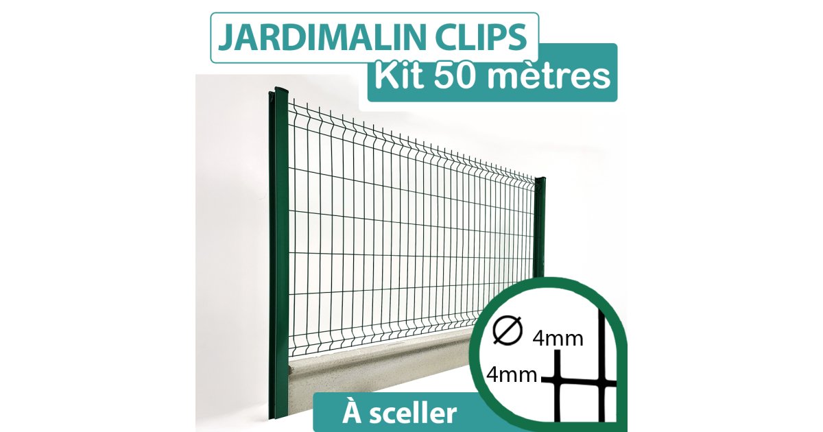 Kit Cloture Rigide Avec Soubassement