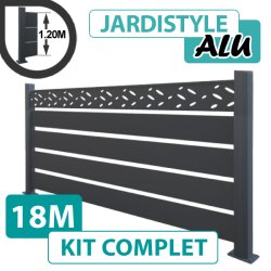 Kit-Cloture-Aluminium-Gris-Anthracite-18M-Claire-voie-Design-Sur-Platines-1-20-metre