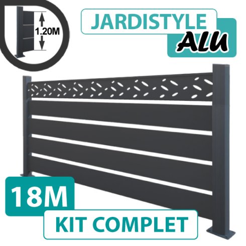 Kit-Cloture-Aluminium-Gris-Anthracite-18M-Claire-voie-Design-Sur-Platines-1-20-metre