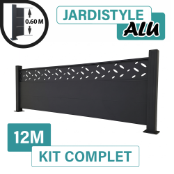 Kit_Cloture_Aluminium_Gris_Anthracite_Design_Sur_Platines_12m