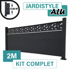 Kit_Cloture_Aluminium_Gris_Anthracite_Design_Avec_Lisere_Sur_Platines_2m