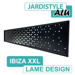 Lame Design Aluminium Gris Anthracite 2 mètres - IBIZA XXL