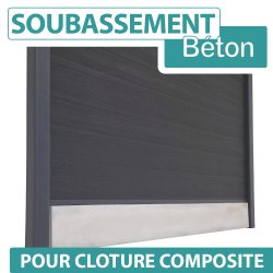 Plaque de Soubassement Béton Pour Panneau Composite