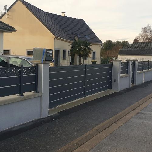 Cl&ocirc;ture aluminium